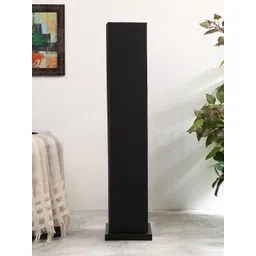 Devansh Black Cotton Rectangle Floor Lamp-picture-45