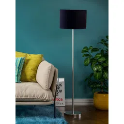 Devansh Black Floor Lamp Steel Base-picture-57