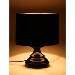 Devansh Black Solid Traditional Bedside Lamp-image-18