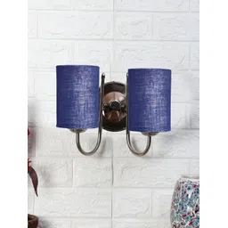 Devansh Blue Metal Traditional Cylinder Shaped Wall Lamp-image-39