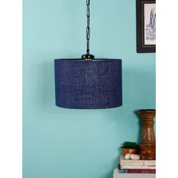 Devansh Blue Solid Traditional Hanging Lamp-picture-16