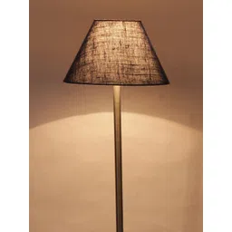 Devansh Blue Steel Floor Lamp With Frustum Shade-picture-16