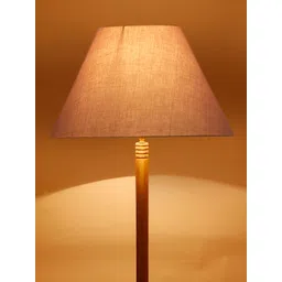 Devansh Brown & Grey Wooden Floor Lamp-picture-39