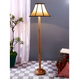 Devansh Brown & White Metal Frustum Floor Lamp-picture-25