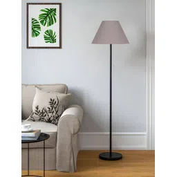 Devansh Grey Iron Floor Lamp With Shade image 1