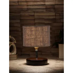 Devansh Grey Solid Jute Table Lamps-picture-25