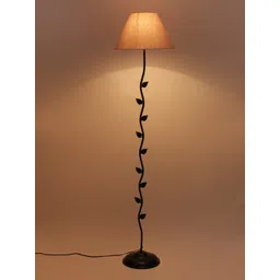 Devansh Grey Steel Floor Lamp With Frustum Shade-picture-25