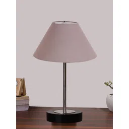 Devansh Grey Textured Wood Contemporary Frusturical Shaped Table Lamp-picture-24