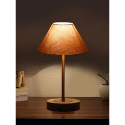 Devansh Grey Wood Contemporary Frusturical Shaped Table Lamp-picture-16
