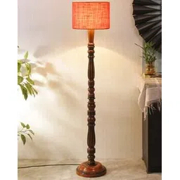 devansh Jute Wooden Floor Lamp-picture-11