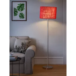 Devansh Maroon Steel Floor Lamp image 2