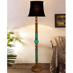 devansh  Modern Hand Turned Floor Lamp Wood  -picture-14