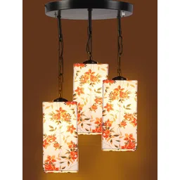 Devansh Multicolor Square Drum Cluster Ceiling Lamp-picture-40