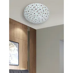 Devansh Multicolored Glass Mosaic Ceiling Lamp-picture-10