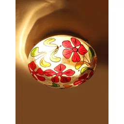 Devansh Multicolored Glass Mosaic Ceiling Lamp-picture-13