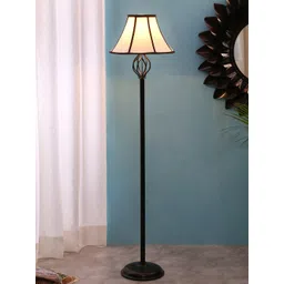 Devansh Off White Basket Iron Floor Standing Lamp-picture-38