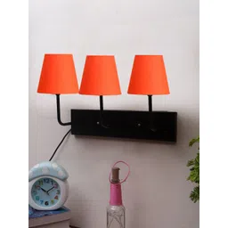 Devansh Orange & Black Cotton Cluster Wall-Mounted Lamp-picture-24