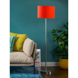 Devansh Orange Steel Floor Lamp-picture-20
