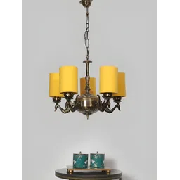 Devansh Orange Traditional Ceiling Lamp-picture-36