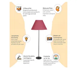 Devansh Pink Frustum FloorLamps-picture-17