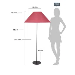 Devansh Pink Frustum FloorLamps image 3
