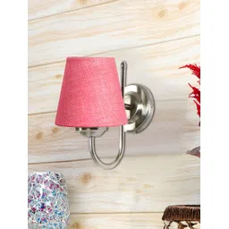Devansh Pink Metal Contemporary Frustum Shaped Wall Lamp-picture-40