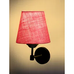 Devansh Pink Metal Frustum Shaped Wall Lamp-picture-34