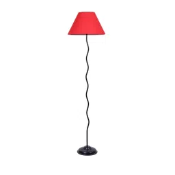 Devansh Red Solid Floor Lamps image 3