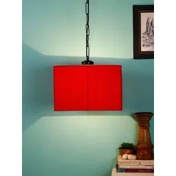 Devansh Red Solid Traditional Hanging Lamp-picture-23