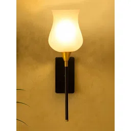 Devansh White & Black Glass Contemporary Wall Lamp-picture-38