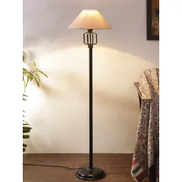 Devansh White & Black Iron Floor Lamp-picture-39