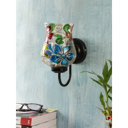 Devansh White & Gold-Toned Mosaic Traditional Wallchiere-picture-21