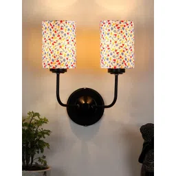 Devansh White & Red Printed Dual Wall Mounted Lamps-picture-36