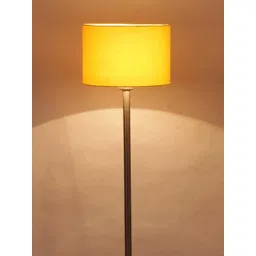 Devansh Yellow Cylindrical Floor Lamp with Shade-picture-42