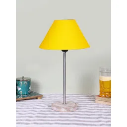 Devansh Yellow Frustum Wooden Table Lamps-image-45
