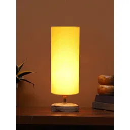 Devansh Yellow Wooden Table Lamps-picture-35