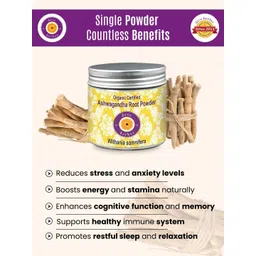 Deve Herbes Pure Ashwgandha Powder For Hydrating Skin-100g image 2
