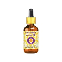 Deve Herbes Pure Lemon Aroma Oil Natural Therapeutic Grade with Glass Dropper - 30ml-picture-13