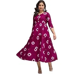 devek Enterprises Feeding Kurtis for Women Rayon| Maternity Flare Gown with Dual Nursing Zippers for Pre & Post Pregnancy | Gifts for Pregnant Women-picture-39