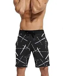 devil Men's Cotton Beach Printed Bermuda Shorts (Multicolour)-(A06)-picture-33