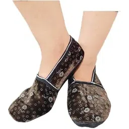 devil Women's & Girl's & Warm Cozy 100% Super Hot Fully Stretchable Velvet Loafe|Slipper Socks (Brown,Freesize)-picture-29