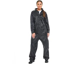 devil Women's Strombreaker Rain Suit with Carry Bag Raincoat Pack of 1 (Black)-picture-38