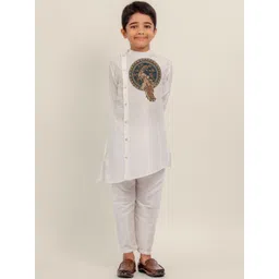 DEVOILER Boys Ethnic Motifs Printed Kurta-picture-37