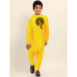 DEVOILER Boys Ethnic Motifs Printed Kurta-picture-23