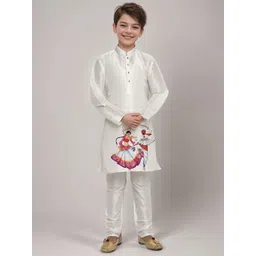 DEVOILER Boy's Ethnic Motifs Printed Kurta-picture-19