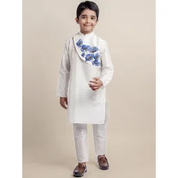 DEVOILER Boys Floral Printed Floral Kurta-picture-47