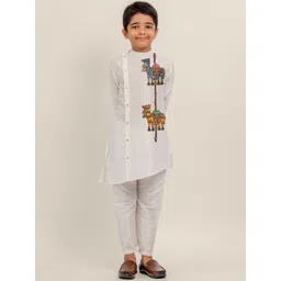 DEVOILER Boys Printed Straight Kurta-picture-10