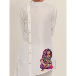 DEVOILER Boys Printed Straight Kurta image 4