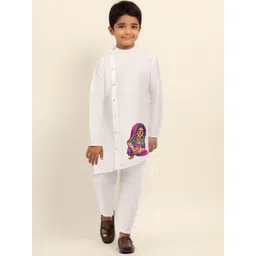 DEVOILER Boys Printed Straight Kurta image 3