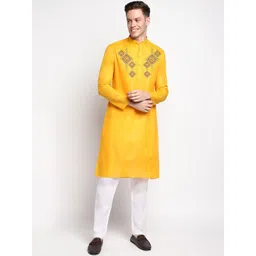 DEVOILER Ethnic Motifs Printed Straight Kurta-picture-30